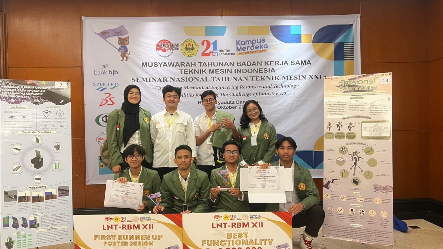 Tim Mahasiswa Teknik Mesin Berhasil Meraih Best Functionality di Lomba ...